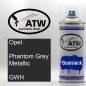 Preview: Opel, Phantom Grey Metallic, GWH: 400ml Sprühdose, von ATW Autoteile West.